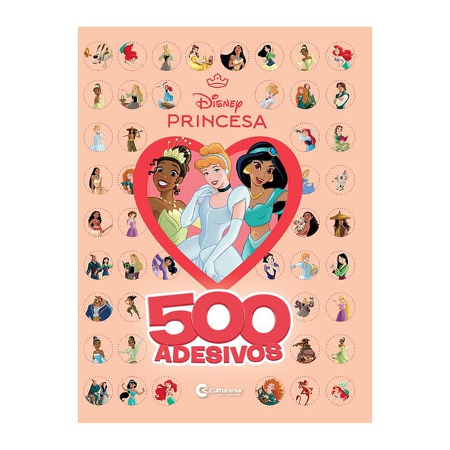 **500 Adesivos Disney Princesas**